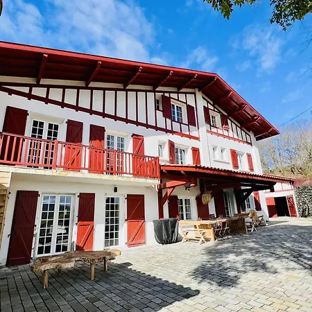 Grande Maison Basque 14 Pers, Piscine, Salle De Jeux, Internet, Borne Recharge - Fr-1-495-132 *