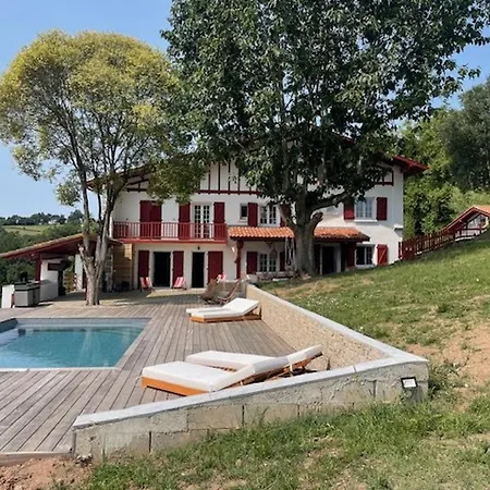 Grande Maison Basque Pour 14 Pers., Salle De Jeux, Internet - Fr-1-495-132 Hasparren